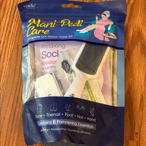 adidas Blue and White Mani-Pedi Care Kit